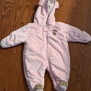 Carters like new size newborn Adorable Pink Baby One Piece bunting